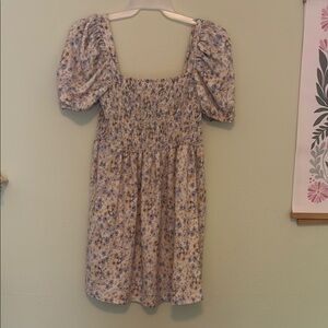 Floral Puff Sleeve Dress